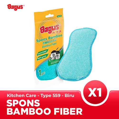 [EZO.9000105] Twin Pack Bagus Sabut Spons Bamboo 1's Type 559