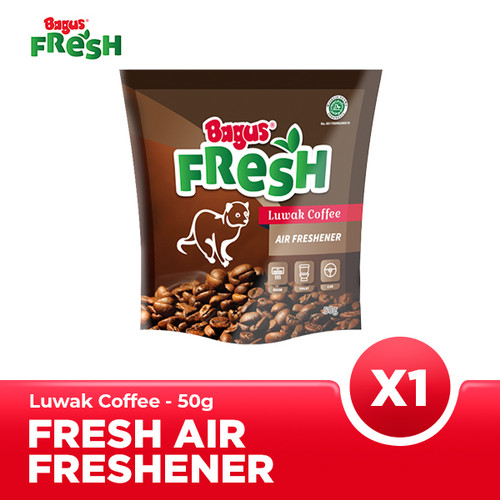 [EZO.9000111] Bagus FRESH Air Freshener Pouch 50 g - Luwak Coffee