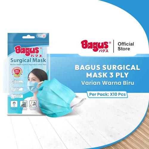 [EZO.9000133] Bagus Masker Sehari-hari - 1 Pack Isi 10 pcs