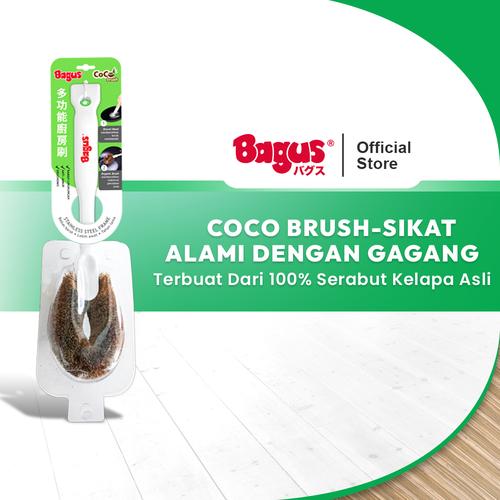 [EZO.9000167] Bagus Sikat Alami with Handle - New (Coco Brush)