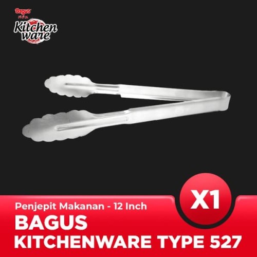 [EZO.9000176] Bagus Kitchenware penjepit makanan 12" type 527