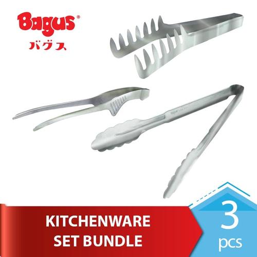 [EZO.9000177] Bagus Kitchenware Penjepit Makanan set B