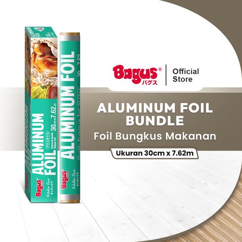 [EZO.9000179] Bagus Aluminum Foil Box + Refill 30 cm x 7.62 m Set