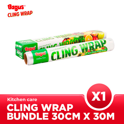 [EZO.9000180] Bagus Cling Wrap Box + Refill 30 cm x 30 m Set