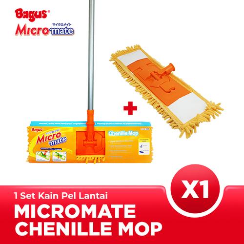 [EZO.9000181] Bagus Micromate Chenille Mop Set + refill