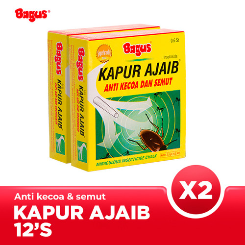 [EZO.9000217] TWIN PACK - Bagus Kapur Ajaib 6's