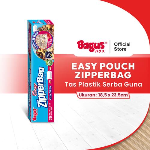 [EZO.9000249] Bagus ZipperBag With Pouch 18.5 X 23.5 CM 20's
