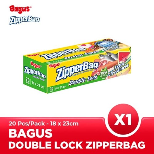 [EZO.9000252] Bagus ZipperBag 18 CM X 23 CM 20's