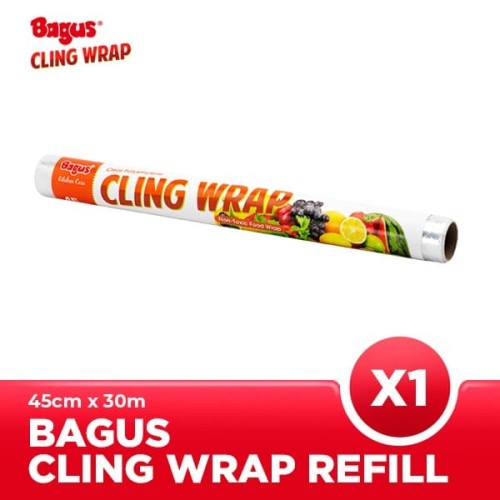 [EZO.9000253] Bagus Cling Wrap Refill (45 CM X 30 M) [Polyethylene / Non-PVC]