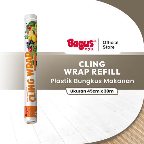 [EZO.9000253] Bagus Cling Wrap Refill (45 CM X 30 M) [Polyethylene / Non-PVC]