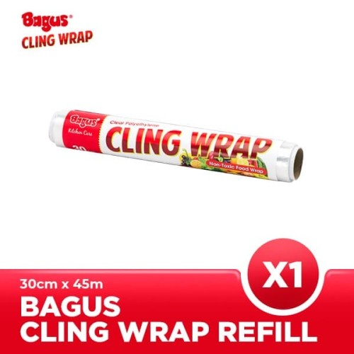 [EZO.9000254] Bagus Cling Wrap Refill (30 CM X 45 M) [Polyethylene / Non-PVC]