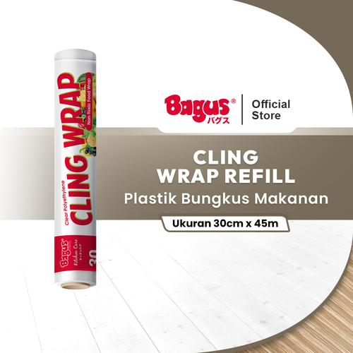 [EZO.9000254] Bagus Cling Wrap Refill (30 CM X 45 M) [Polyethylene / Non-PVC]