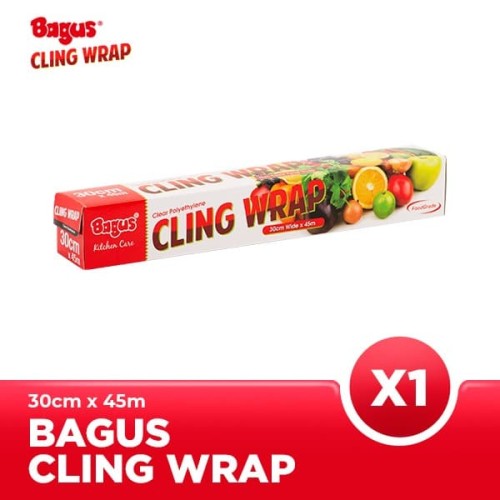 [EZO.9000258] Bagus Cling Wrap Box (30 CM X 45 M) [Polyethylene / Non-PVC]