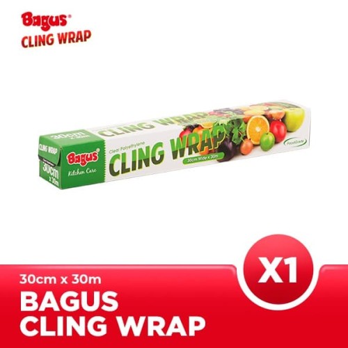 [EZO.9000259] Bagus Cling Wrap Box (30 CM X 30 M) [Polyethylene / Non-PVC]