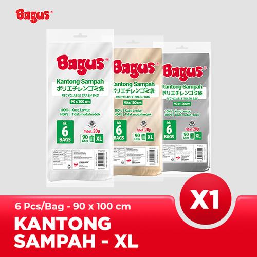 [EZO.9000411] Bagus Kantong Sampah XL (90 x 100 cm) 6's