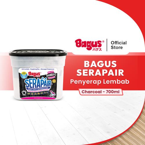 [EZO.9000301] Bagus Serapair Square Box 700 ml Charcoal