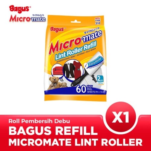 [EZO.9000312] Bagus Micromate Lint Roller Refill 2's Type 310