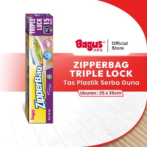 [EZO.9000316] Bagus Zipperbag 15's - 25 cm x 35 cm