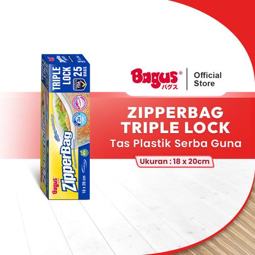 [EZO.9000318] Bagus Zipperbag 25's - 18 cm x 20 cm