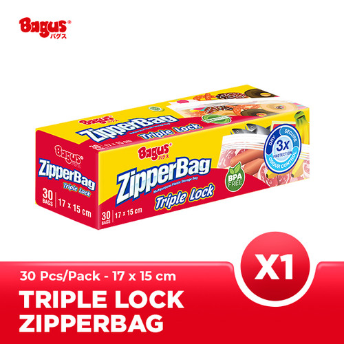 [EZO.9000319] Bagus Zipperbag 30's - 17 cm x 15 cm