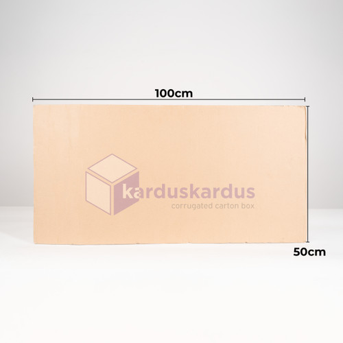 [EZO.9100009] KARDUS LEMBARAN (100 x 50) DOUBLE WALL CORRUGATED SHEET BARU