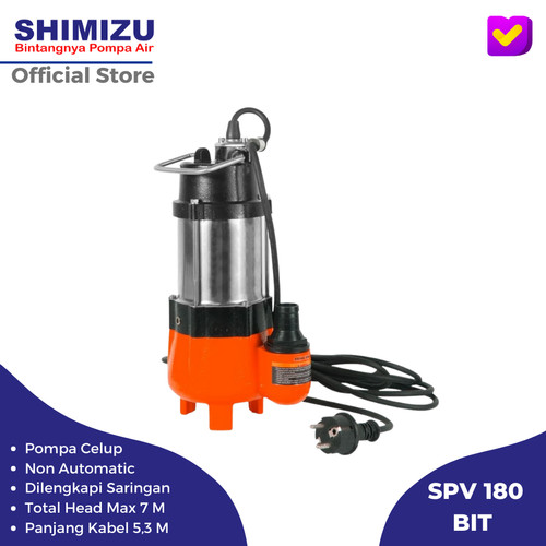 [EZO.5300005] Shimizu SPV 180 BIT Pompa Celup