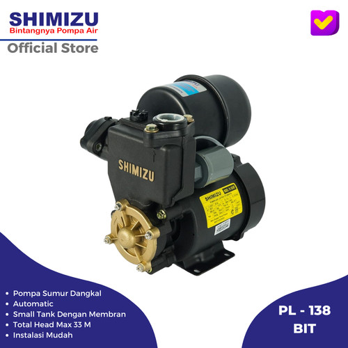 [EZO.5300039] Shimizu Water Pump PL-138 BIT