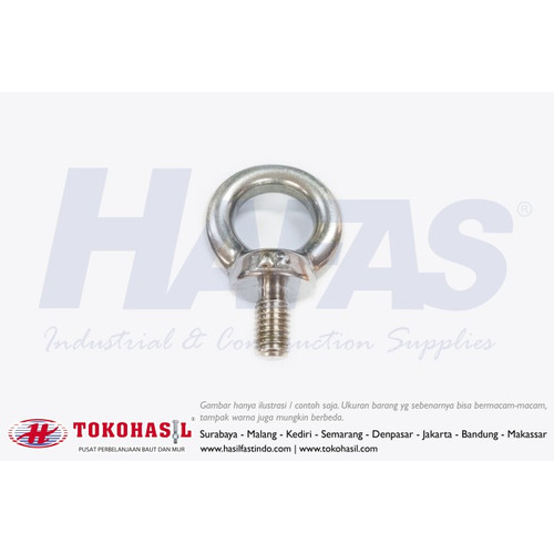[EZR.2300122] Eye Bolt M5, M 5 - P0.80 A2 (stainless steel) / Baut Mata