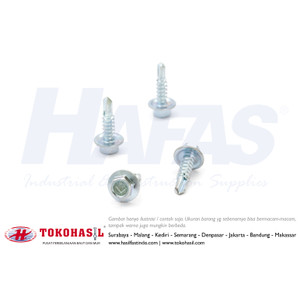 [EZR.2300347] HWH Self Drilling Screw #12 x 20 - 14T (Sekrup Baja Ringan) - 100 pcs