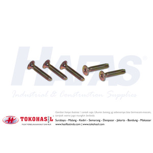 [EZR.2300390] Screw Container M8 x 45 (kuning) | Sekrup