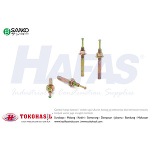 [EZR.2300425] Hit Anchor M10 x 70 (kuning)
