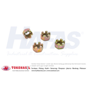 [EZR.2300627] Castle Nut / Mur Benteng M10, K17 - P1.25 (kuning)