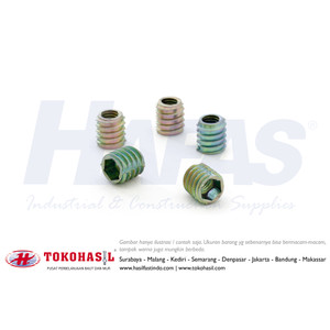 [EZR.2300640] Insert Nut / Mur Nanas OC M8 x 13 - P1.25 (kuning)