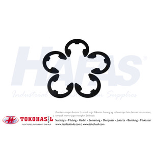 [EZR.2300672] Snap Ring [ E ] M10 - hitam