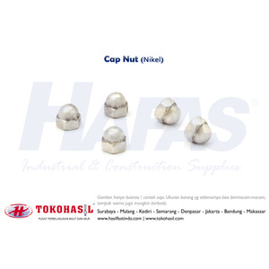 [EZR.2300795] Cap Nut / Mur Topi 5/8" inch - 11T (nikel)