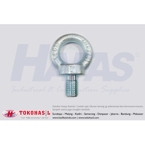 [EZR.2300799] Eye Bolt / Baut Mata 1 1/2" inch (putih)