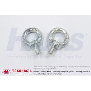 [EZR.2300804] Eye Bolt / Baut Mata M24 - P3.00 (putih)