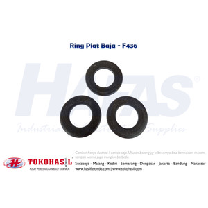 [EZR.2301006] Ring Plat Baja F436 - M27 / Washer Plate WP (Hitam)
