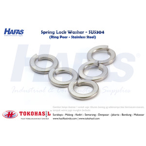 [EZR.2301078] Ring Peer, Ring Pir Stainless SS304 M22 / Spring Lock Washer (WL) M 22