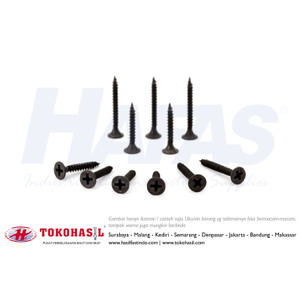 [EZR.2301117] Sekrup Gypsum / Drywall Screw #6 x 1 - 100 pcs