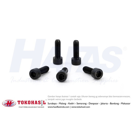 [EZR.2301149] Socket Cap Screw / Baut L 3/16 x 1" - 24T, 12.9