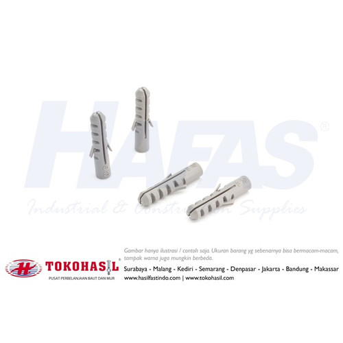 [EZR.2301211] Sekrup Fiser S-14, wall plug (S14, grey) - 25 pcs