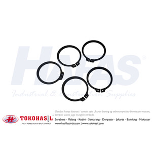 [EZR.2301298] Snap Ring [ S ] M75 - hitam