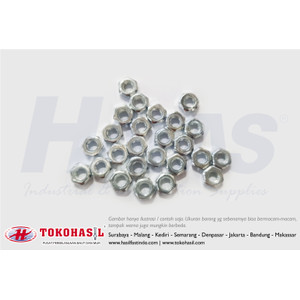 [EZR.2301488] Mur Segi Enam M 14, K 22 - P2.00 (Putih) / Hex Nut Only M14