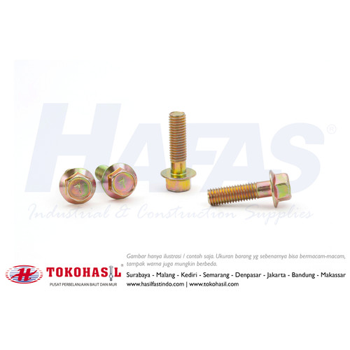 [EZR.2301496] Baut Flange / Flange Bolt M10x40, M10 x 40 - P1.25, Half