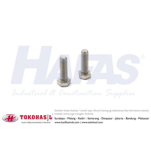 [EZR.2301511] Baut Stainless Steel A2 (B/O SS304 M 5 x 15) M5x15 - P0.80