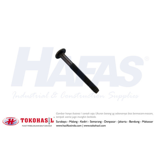 [EZR.2301554] Baut JCB-C M6x80 / M6 x 80 Under Size (hitam) - ECERAN