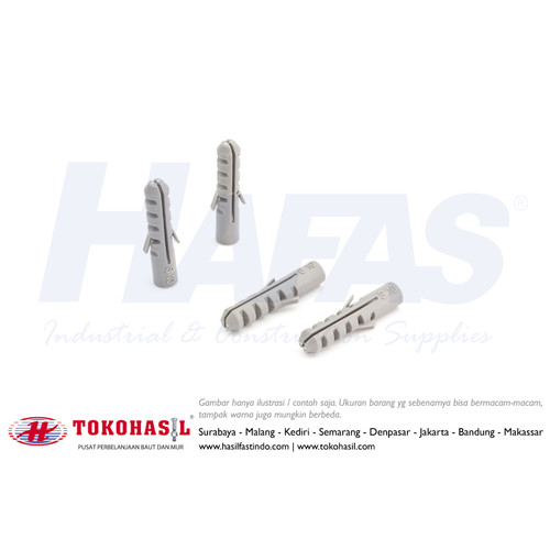 [EZR.2301671] Sekrup FISER S-06, wall plug (S06 / S6, grey) - 200 pcs