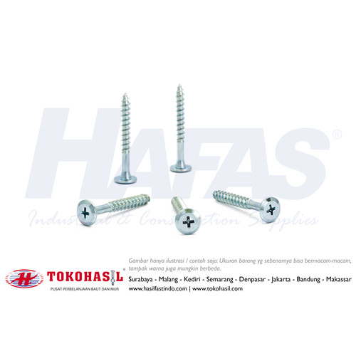 [EZR.2301683] B. Head Screw / Bending Head Screw #12x3, 12 x 3 - ECERAN