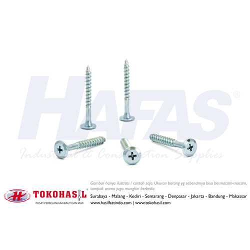 [EZR.2301684] B. Head Screw / Bending Head Screw #12x3, 12 x 3